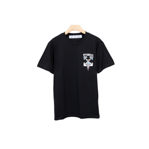 Off-White T Shirt Black Monogram Design