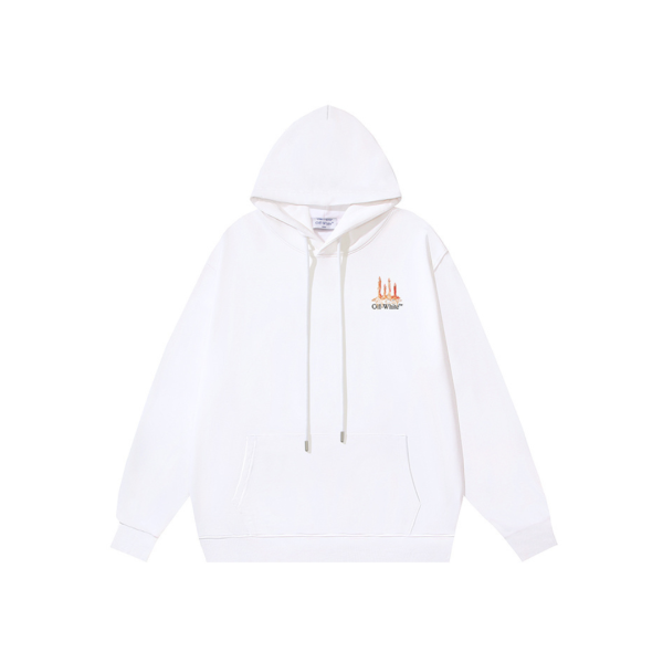 Off-White Hoodie White With Logo M1