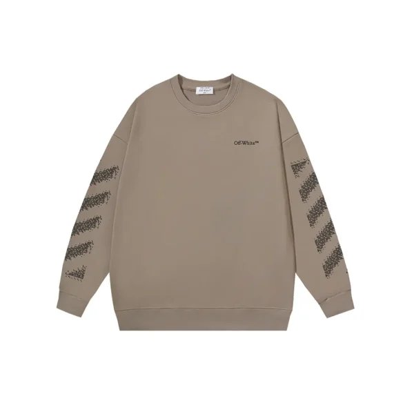 Off-White Sweatshirt Light Brown