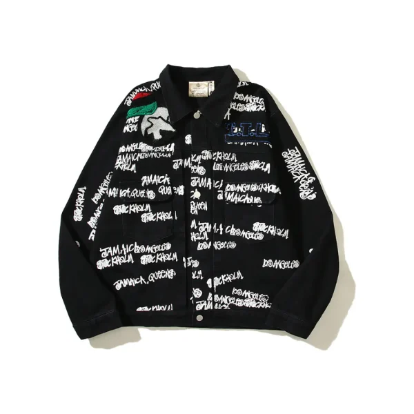 Stussy x Denim Tears x Our Legacy TTL Denim Jacket Black