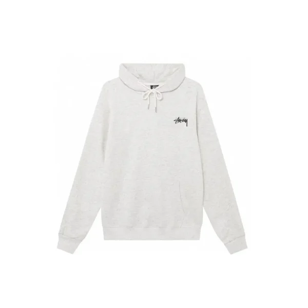 Stussy Hoodie White With Logo M1