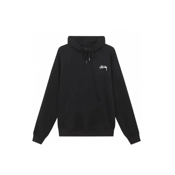 Stussy Hoodie Black With Logo M1