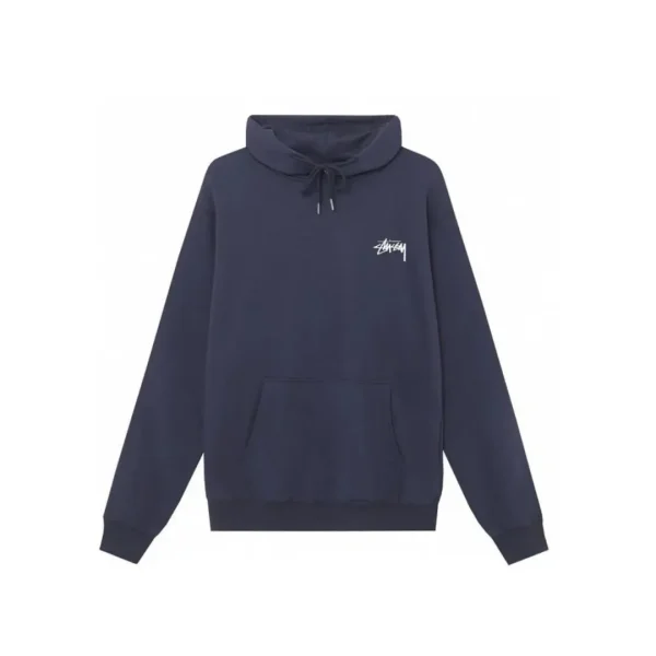 Stussy OL Drop Text Logo Hoodie Light Black