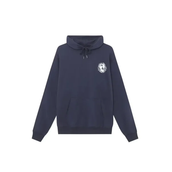 Stussy x Our Legacy Work Shop Buana Wool Hoodie Navy Blue
