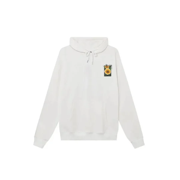 Stussy Camelias Hoodie White Cotton