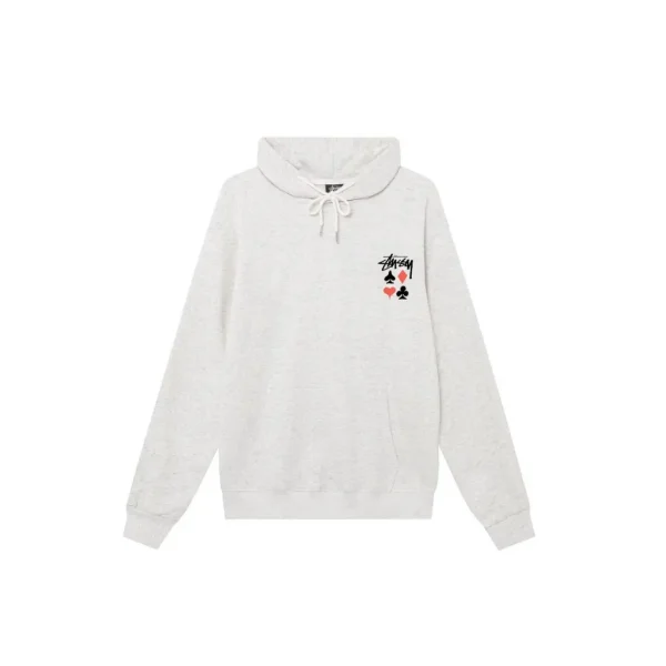 Stussy Basic Full Deck 2 Hoodie White
