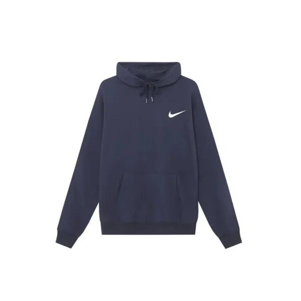 Stussy Sport Nike Logo Printed Hoodie Navy Blue