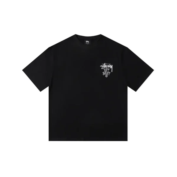 Stussy T Shirt Black With Logo M2