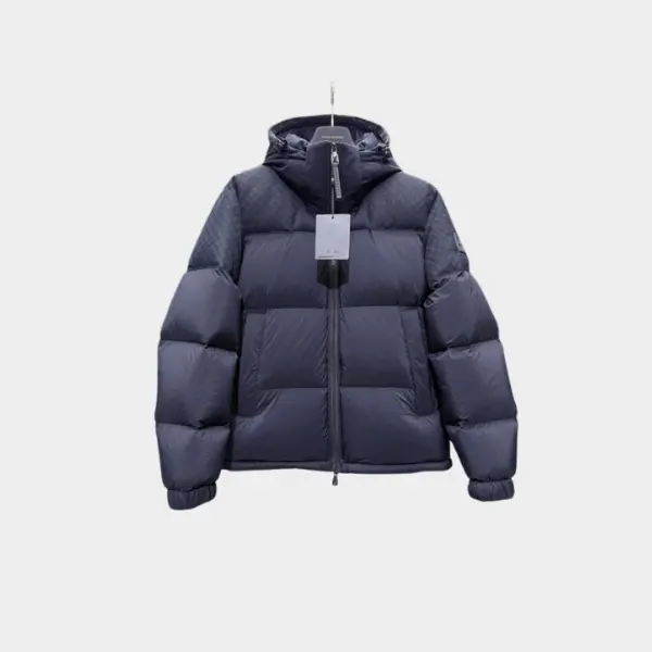 LV Monogram Down Jacket Volcanic Ash Grey