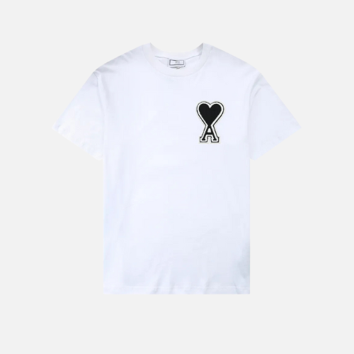 Ami Paris Ami De Coeur Cotton T-shirt White