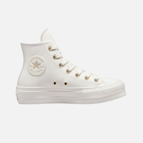 Converse All Star- Platform Mono White