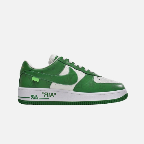 Louis Vuitton x Nike Air Force 1 White Green