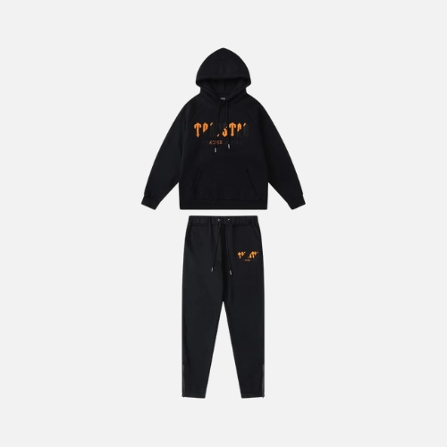Decoded Tracksuit Black Orange