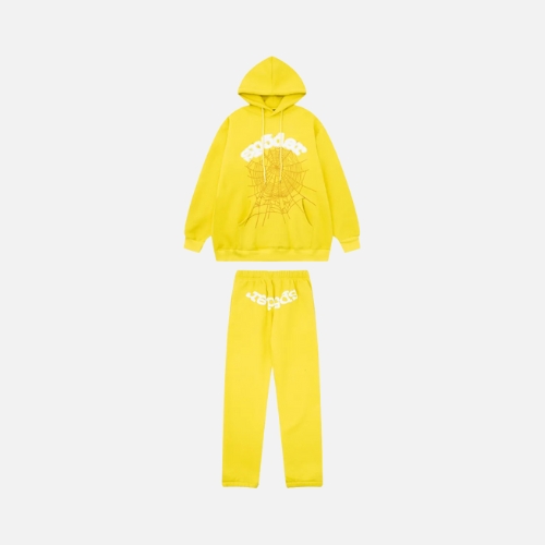 Sp5der Tracksuit Yellow