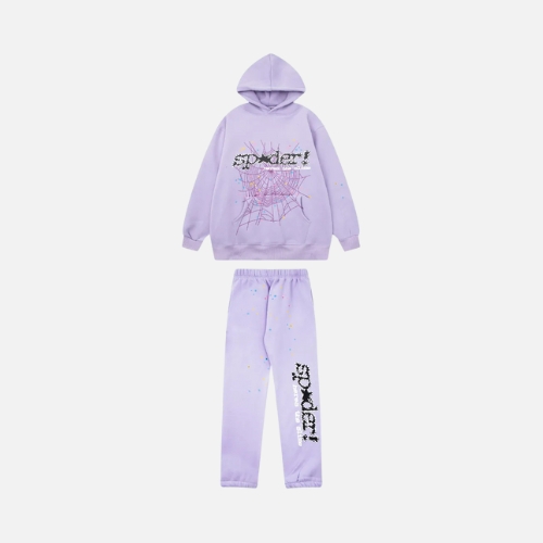 Sp5der Tracksuit Purple