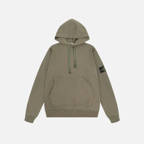 Hoodie Military Green Stone Island