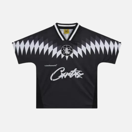 Corteiz Club RTW Football Jersey Black