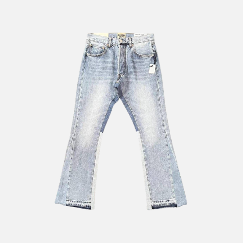 Gallery Dept LA Flare Reconstructed Denim Jeans Light Wash