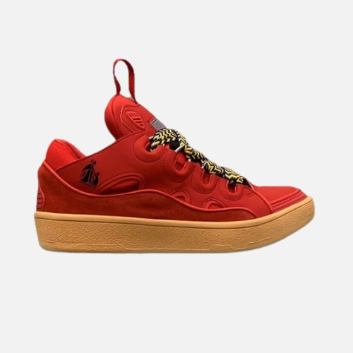 Lanvin Curb Lace-Up Red