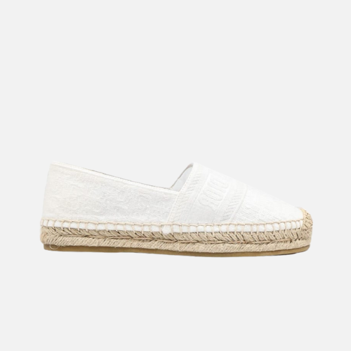 Dior Espadrille Granville White