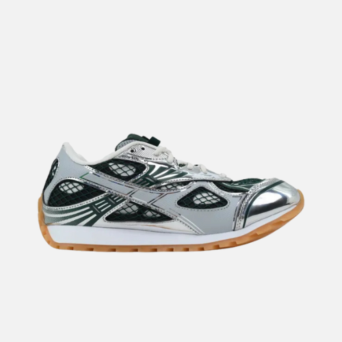 Bottega Veneta Orbit Dark Green Silver