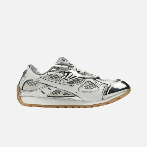 Bottega Veneta Orbit Silver White