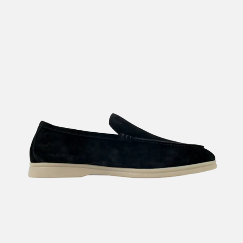 Loro Piana Bean Shoes Black