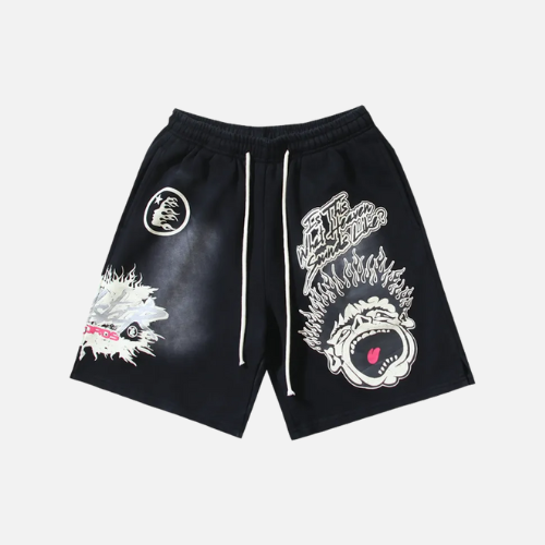 Hellstar Records Shorts Black