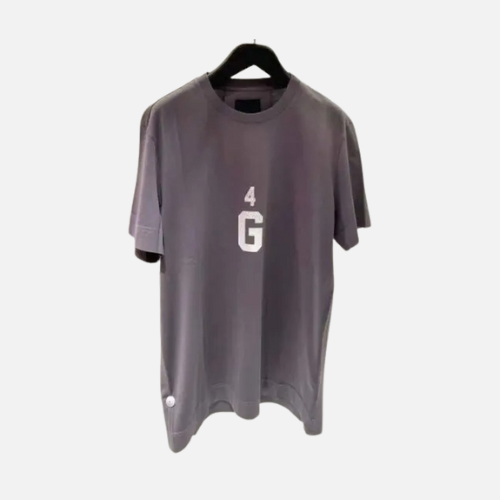 Givenchy 4G logo T-shirt Quartz Grey Cotton