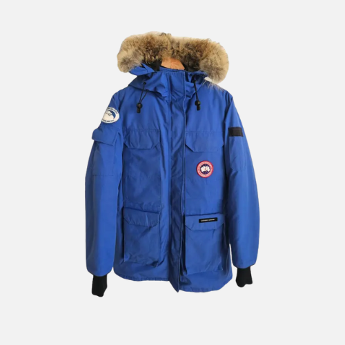 Canada Goose Down Jacket White Duck Blue