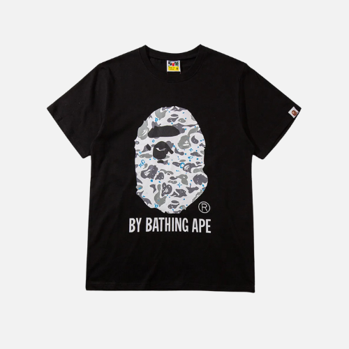 BAPE Space Camo By Bathing Ape Tee Black Cotton