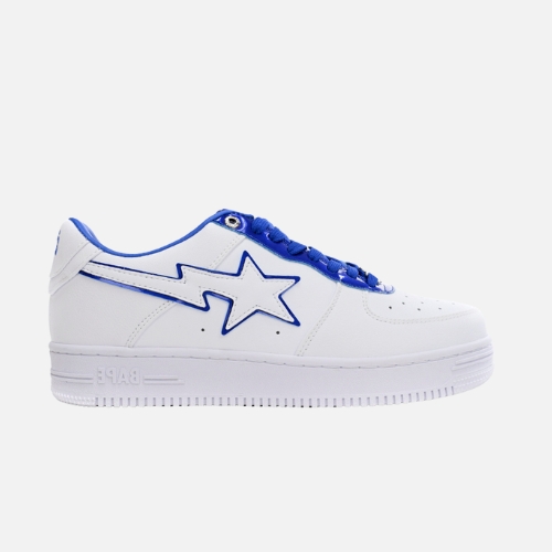 Bape STA Low White and Blue Border