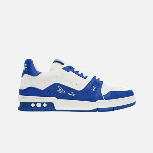 Louis Vuitton Trainer- White Blue