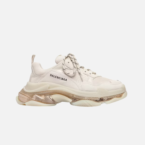 Balenciaga Triple S- Clear Sole Beige