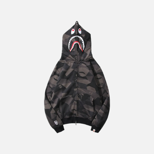 Hoodie Grey Camouflage Colorway Bape