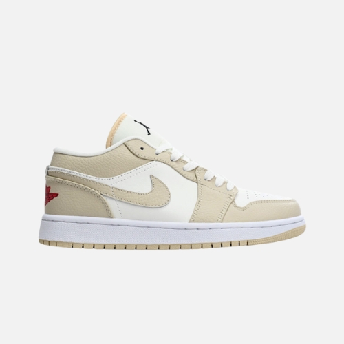 Air Jordan 1 Low- Yellow Canvas