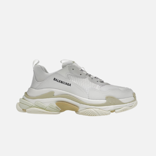 Balenciaga Triple S- White Tan