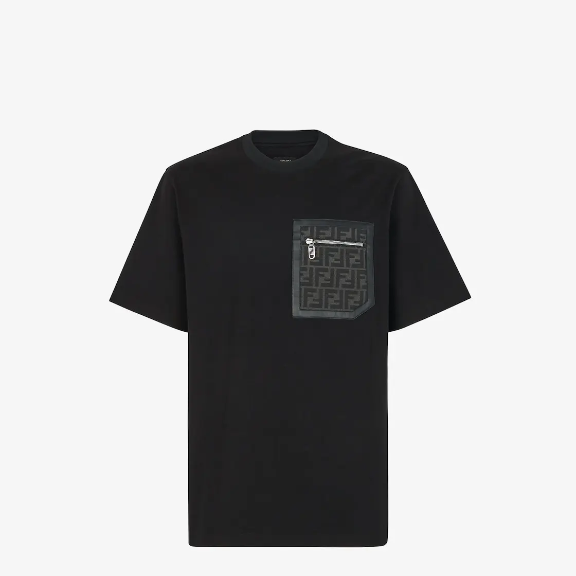 FENDI Jersey T-shirt in black