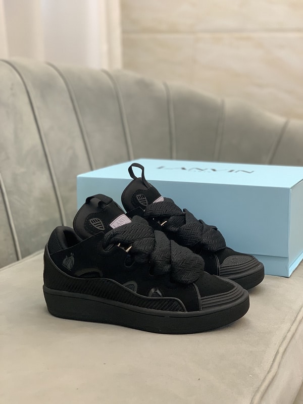 Lanvin Curb Lace-Up Black - Imagen 2