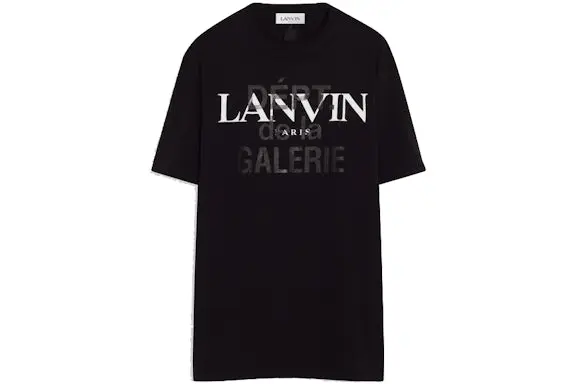 Lanvin x Gallery Dept. Printed T-shirt In French Black