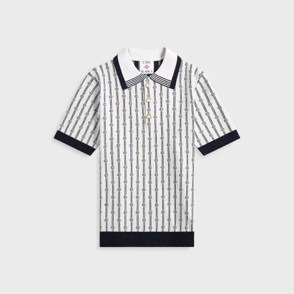 Casablanca Monogram Polo T-Shirt