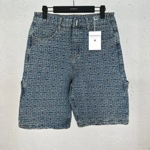 Givenchy Bermuda Denim Shorts Black