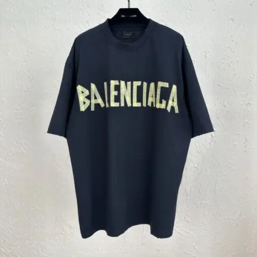 Balenciaga T-Shirt Navy Blue