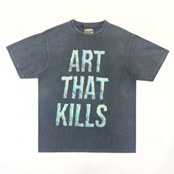 Gallery Dept. ATK Stack Logo T-Shirt Gray