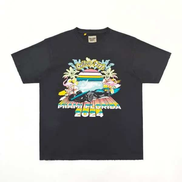 Gallery Dept. Miami International Autodrome Auction T-shirt Black