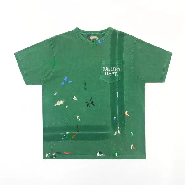 Gallery Dept. Vintage Logo Painted T-shirt Green