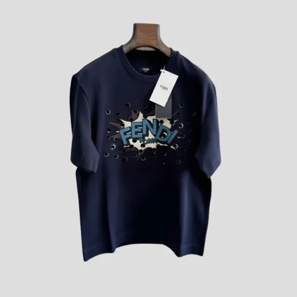 Fendi Navy Blue Fendi T-Shirt