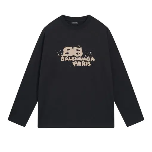 Balenciaga Paris Sweatshirt Black