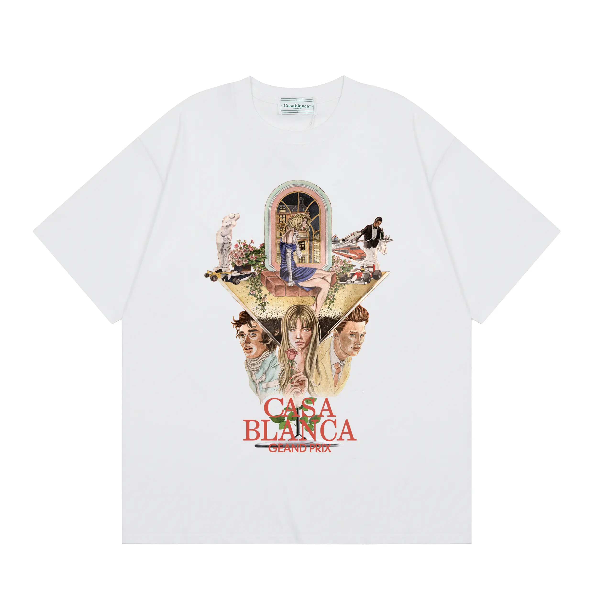 Casablanca Grand Prix T-shirt White
