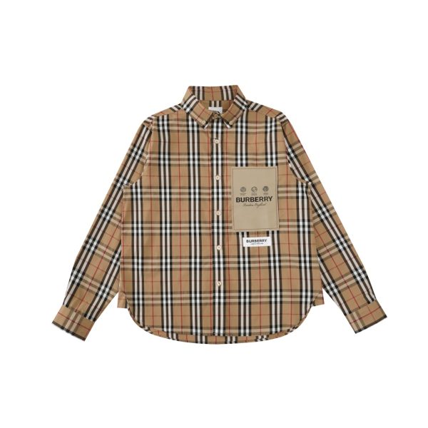Burberry Vintage Check Long Sleeved Shirt Archive Beige